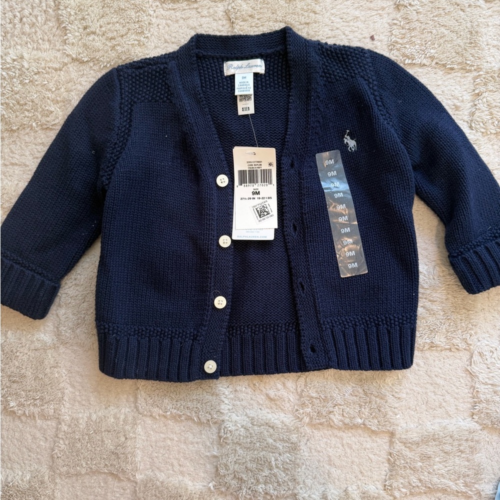 Ralph Lauren Dark Blue baby Sweater